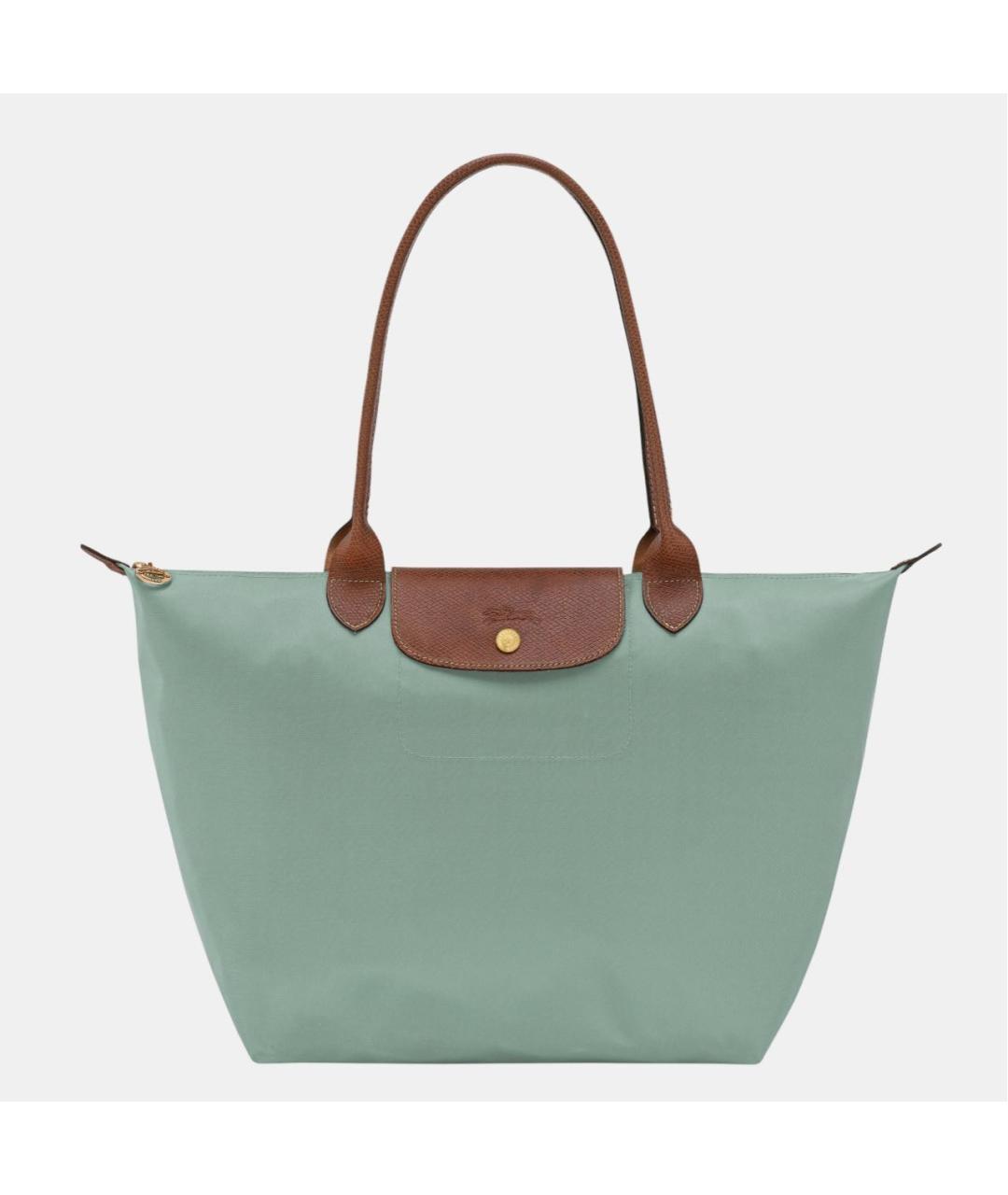 LONGCHAMP Бирюзовая сумка тоут, фото 8