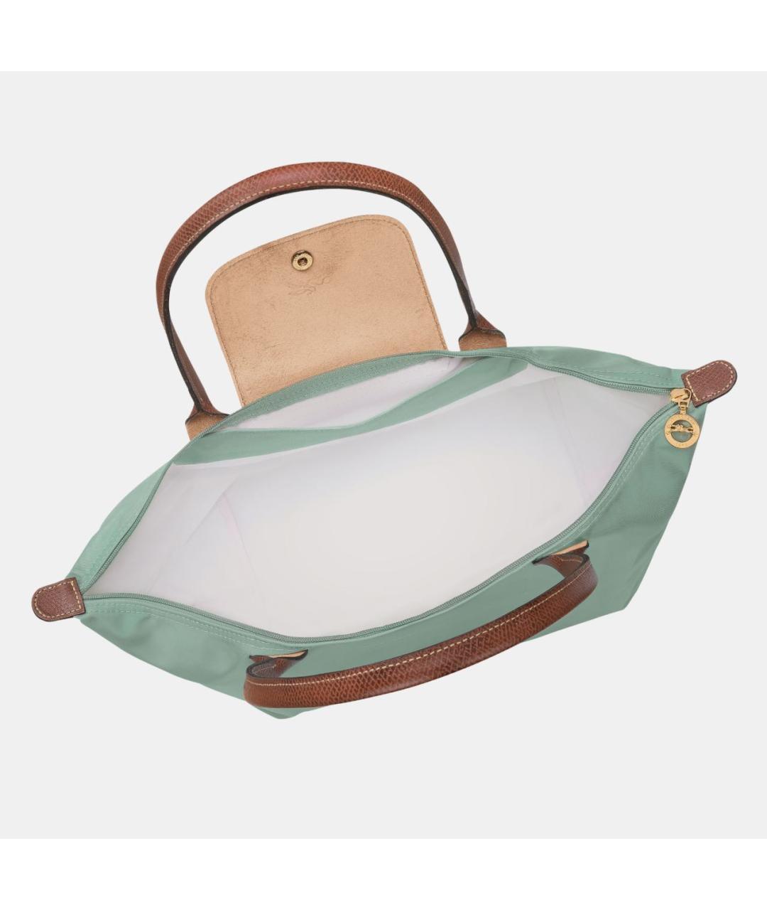 LONGCHAMP Бирюзовая сумка тоут, фото 5