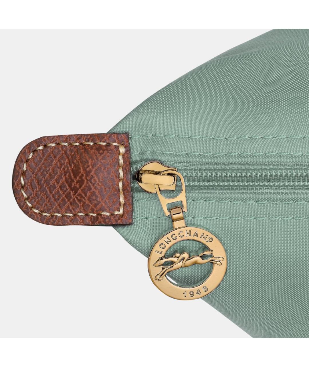 LONGCHAMP Бирюзовая сумка тоут, фото 6