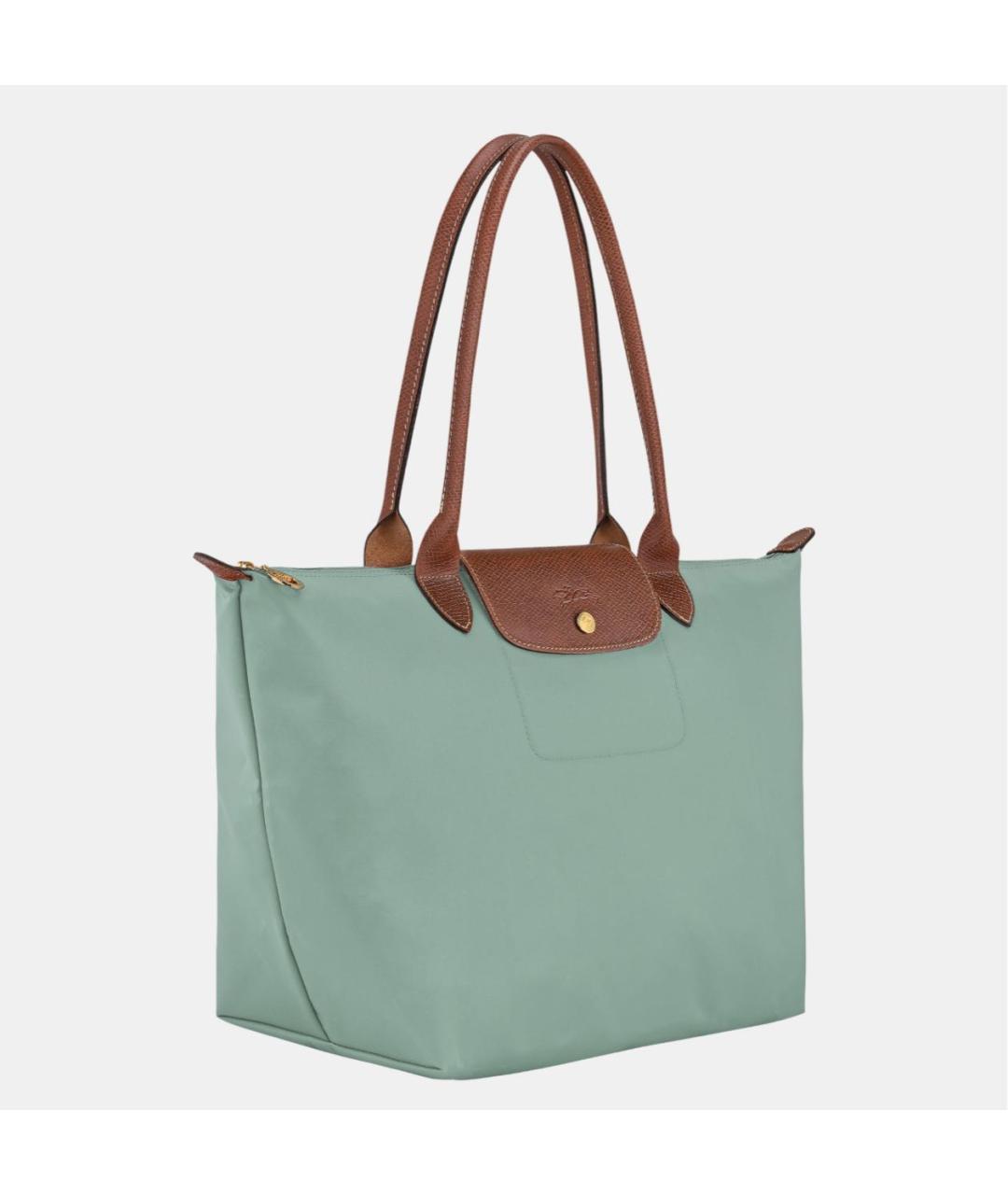 LONGCHAMP Бирюзовая сумка тоут, фото 3