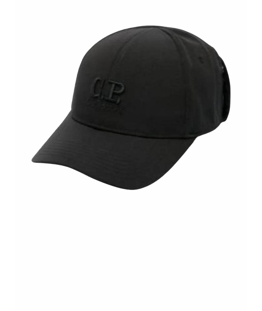 CP COMPANY Черная хлопковая кепка/бейсболка, фото 1