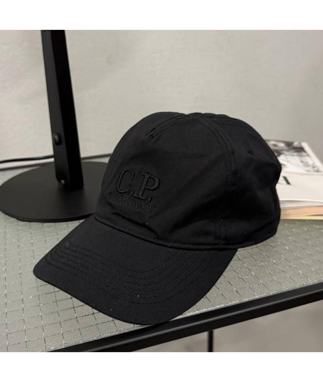 CP COMPANY Черная хлопковая кепка/бейсболка, фото 2