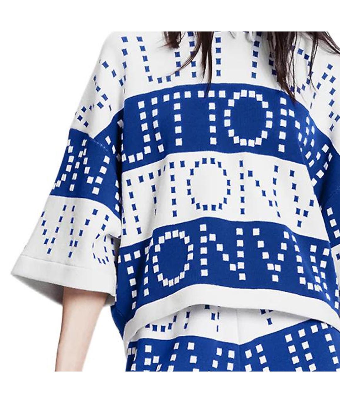 LOUIS VUITTON Синяя хлопковая футболка, фото 6