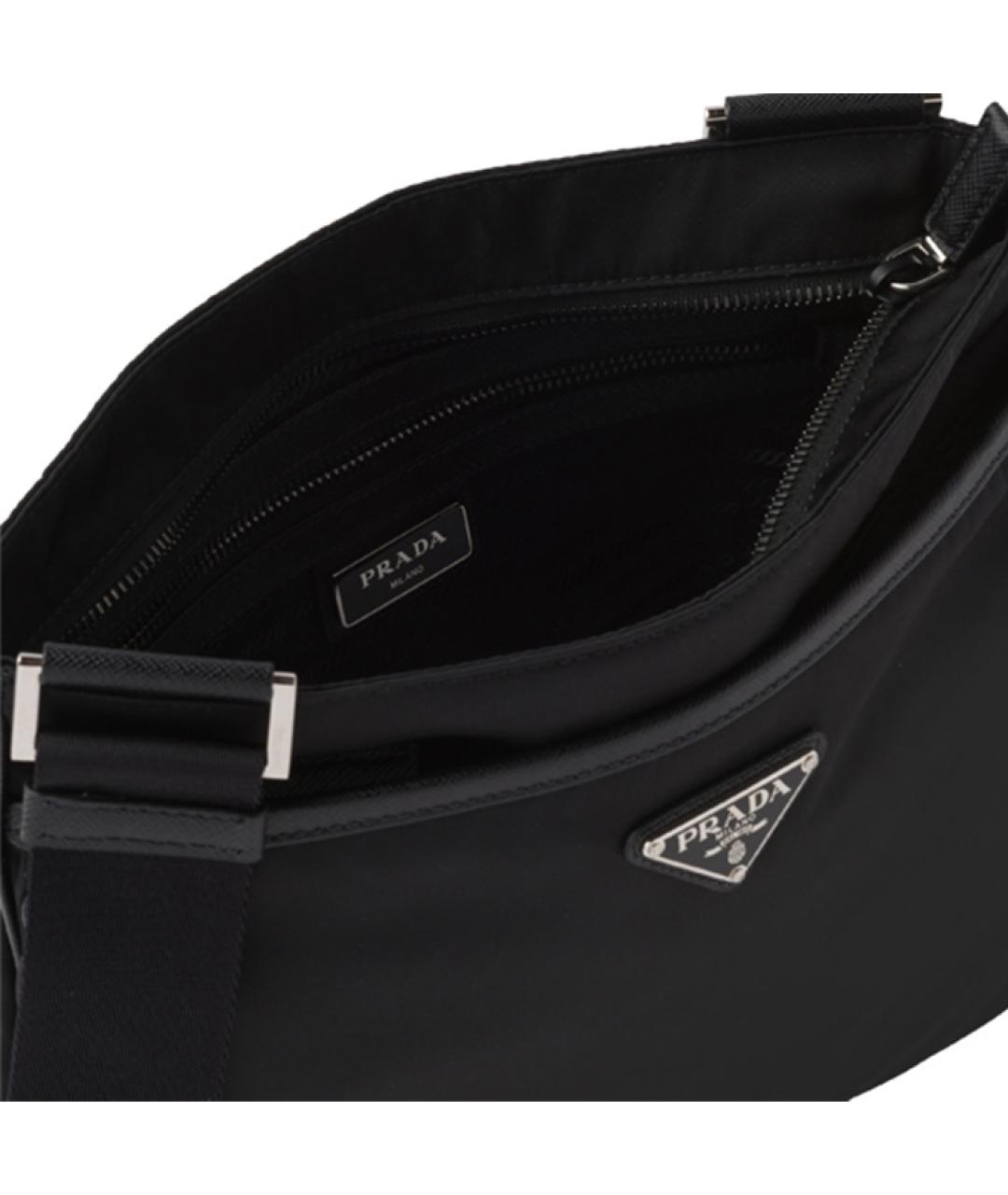 PRADA Черная сумка на плечо, фото 4