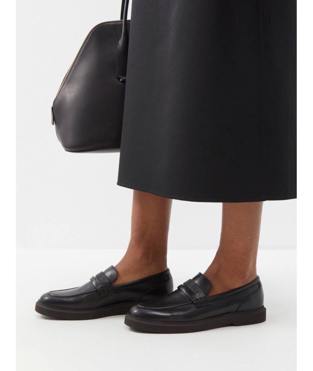 BRUNELLO CUCINELLI Кожаные лоферы, фото 7