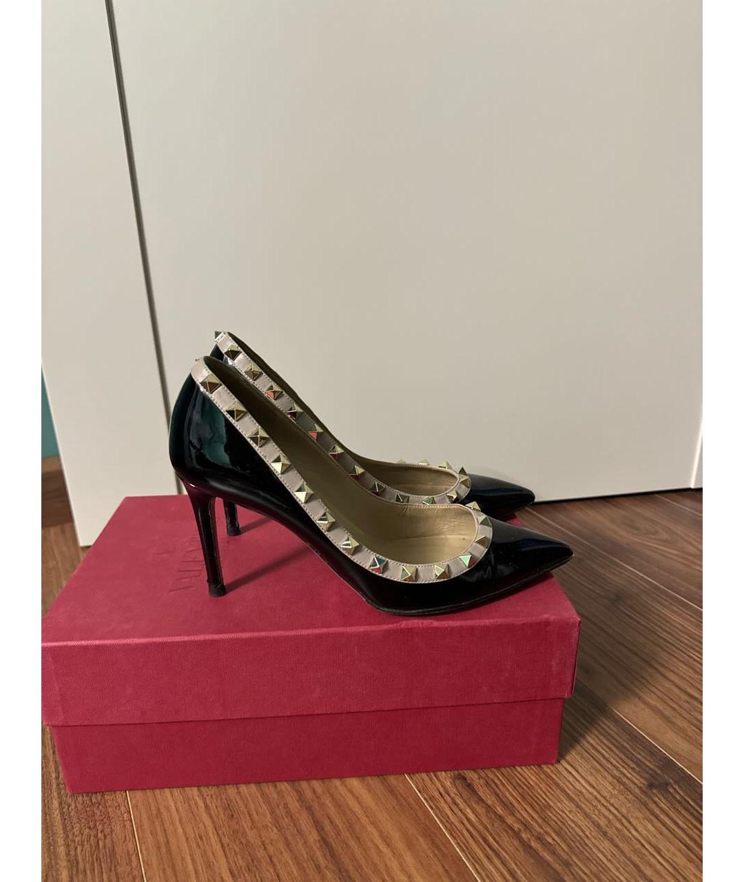 VALENTINO Черные туфли из лакированной кожи, фото 9