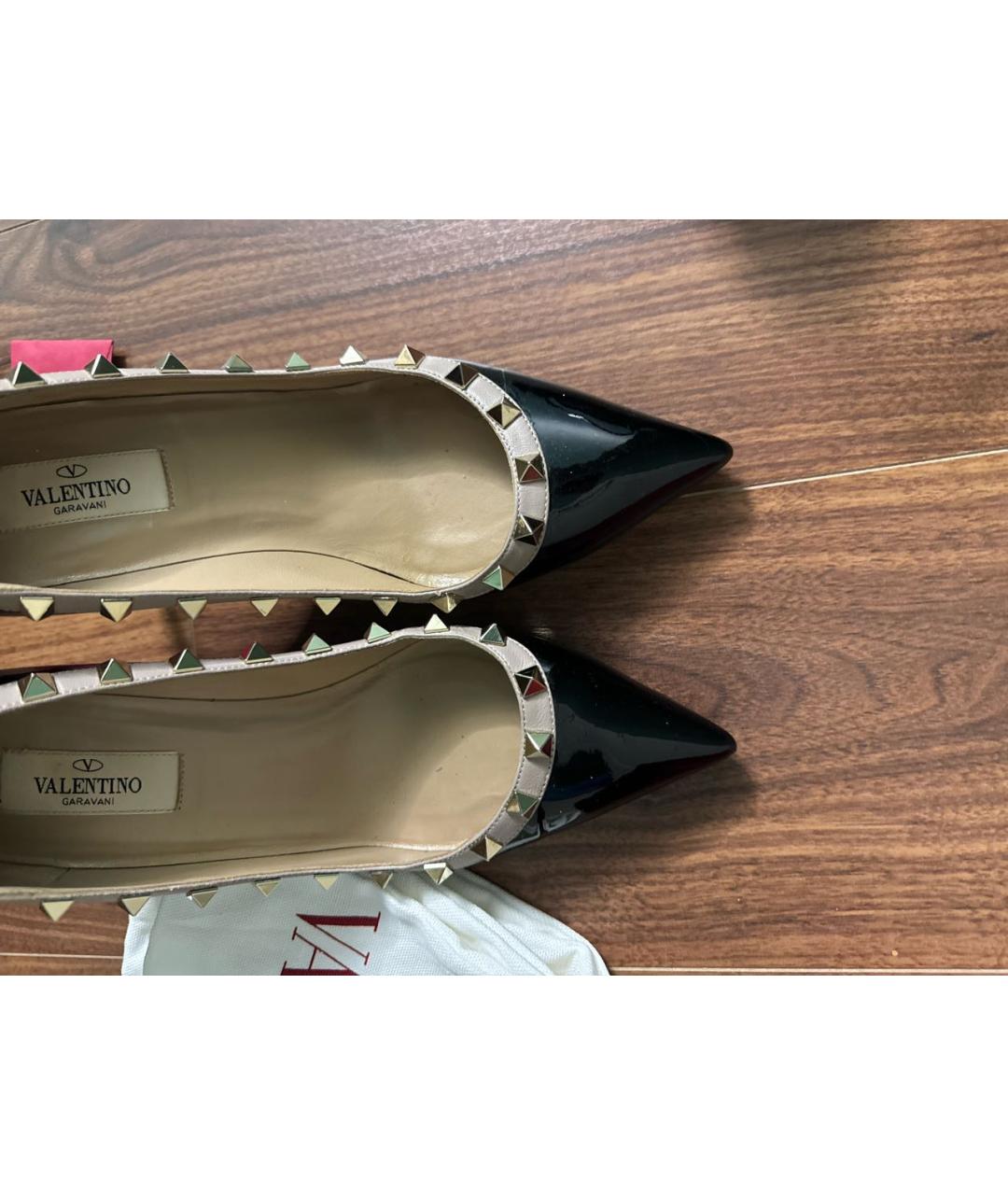 VALENTINO Черные туфли из лакированной кожи, фото 8