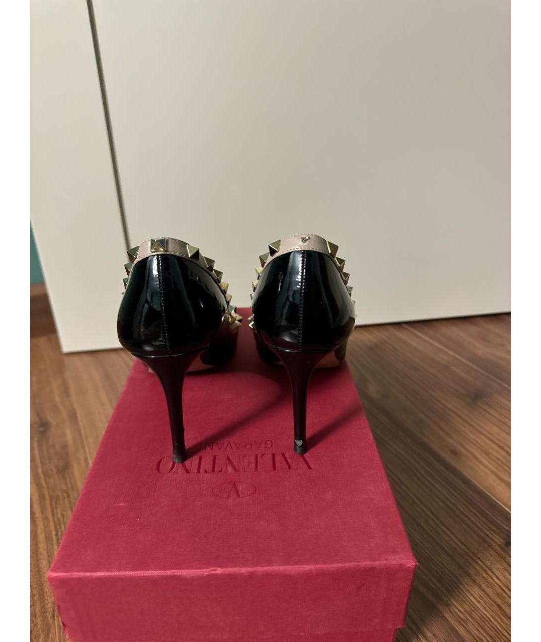 VALENTINO Черные туфли из лакированной кожи, фото 4