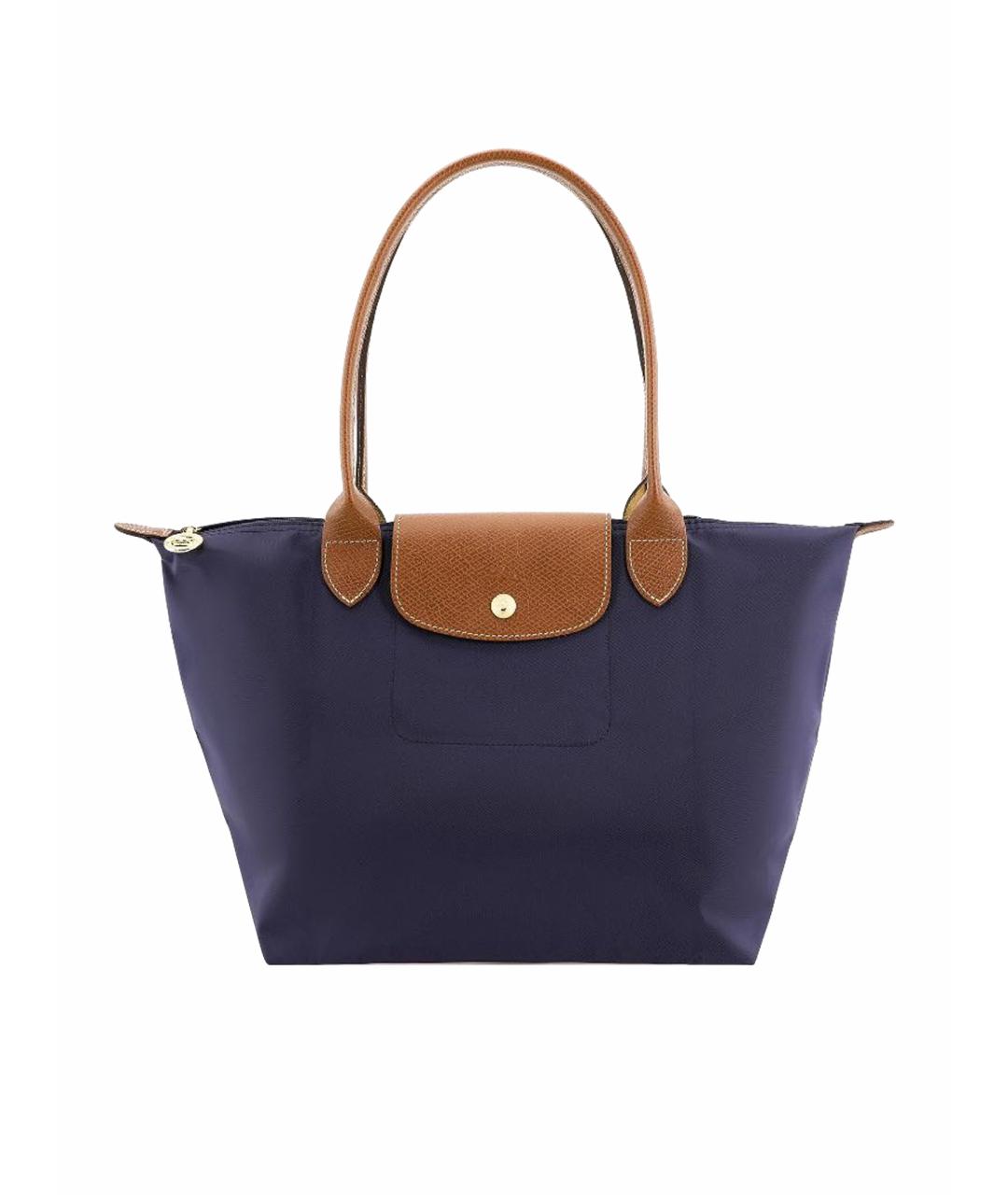 LONGCHAMP Темно-синяя сумка тоут, фото 1