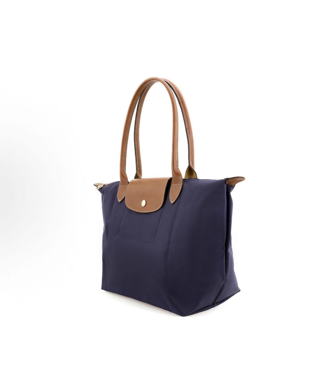 LONGCHAMP Темно-синяя сумка тоут, фото 3