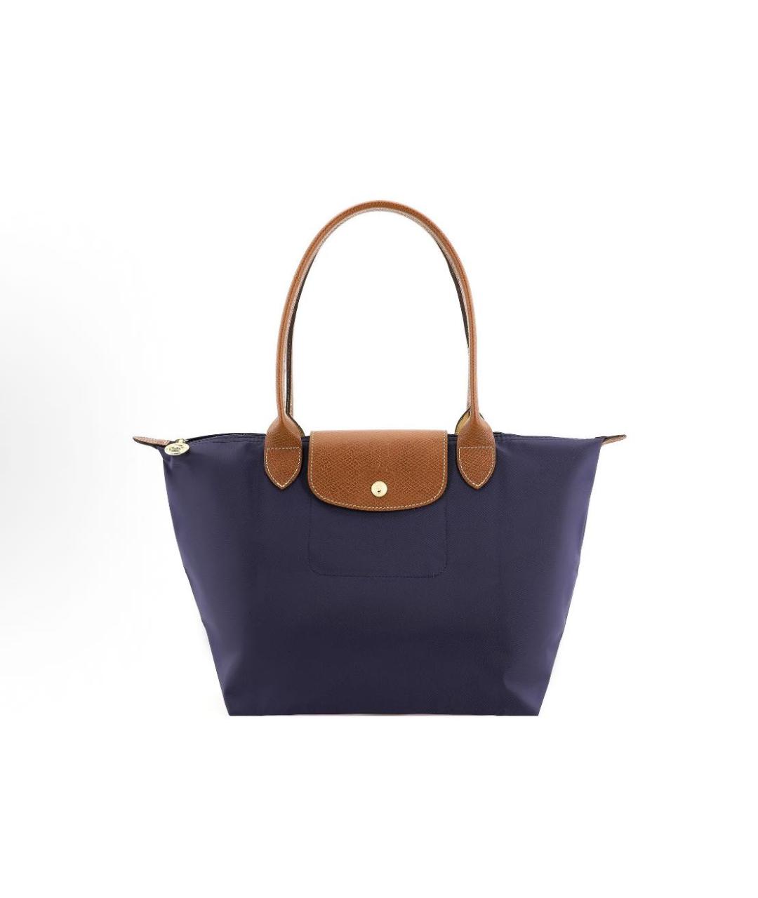 LONGCHAMP Темно-синяя сумка тоут, фото 4