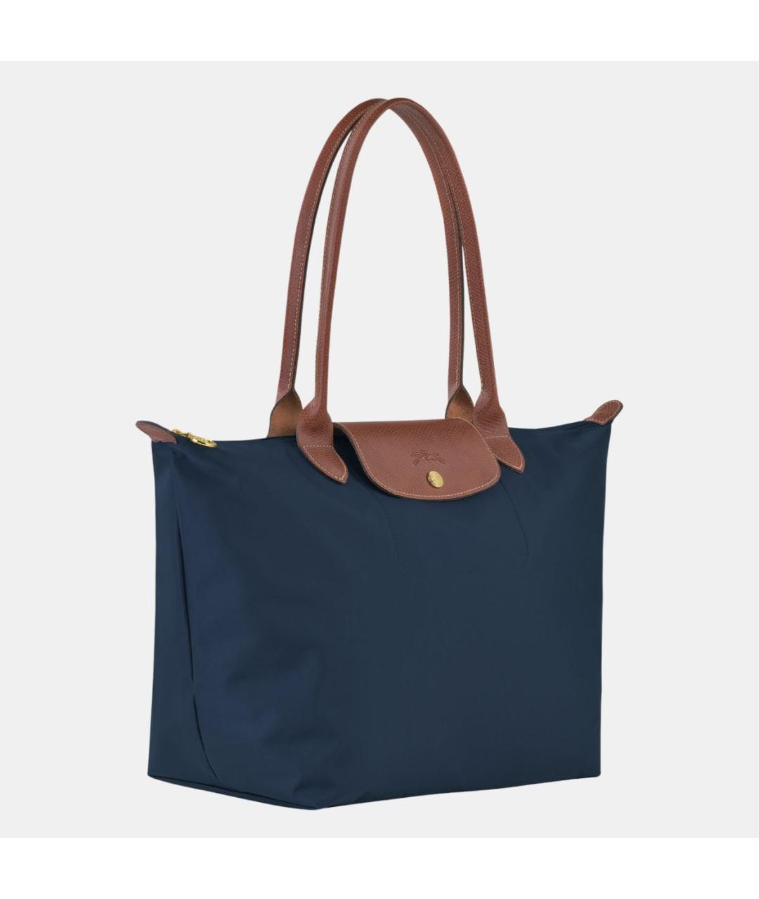 LONGCHAMP Темно-синяя сумка тоут, фото 3