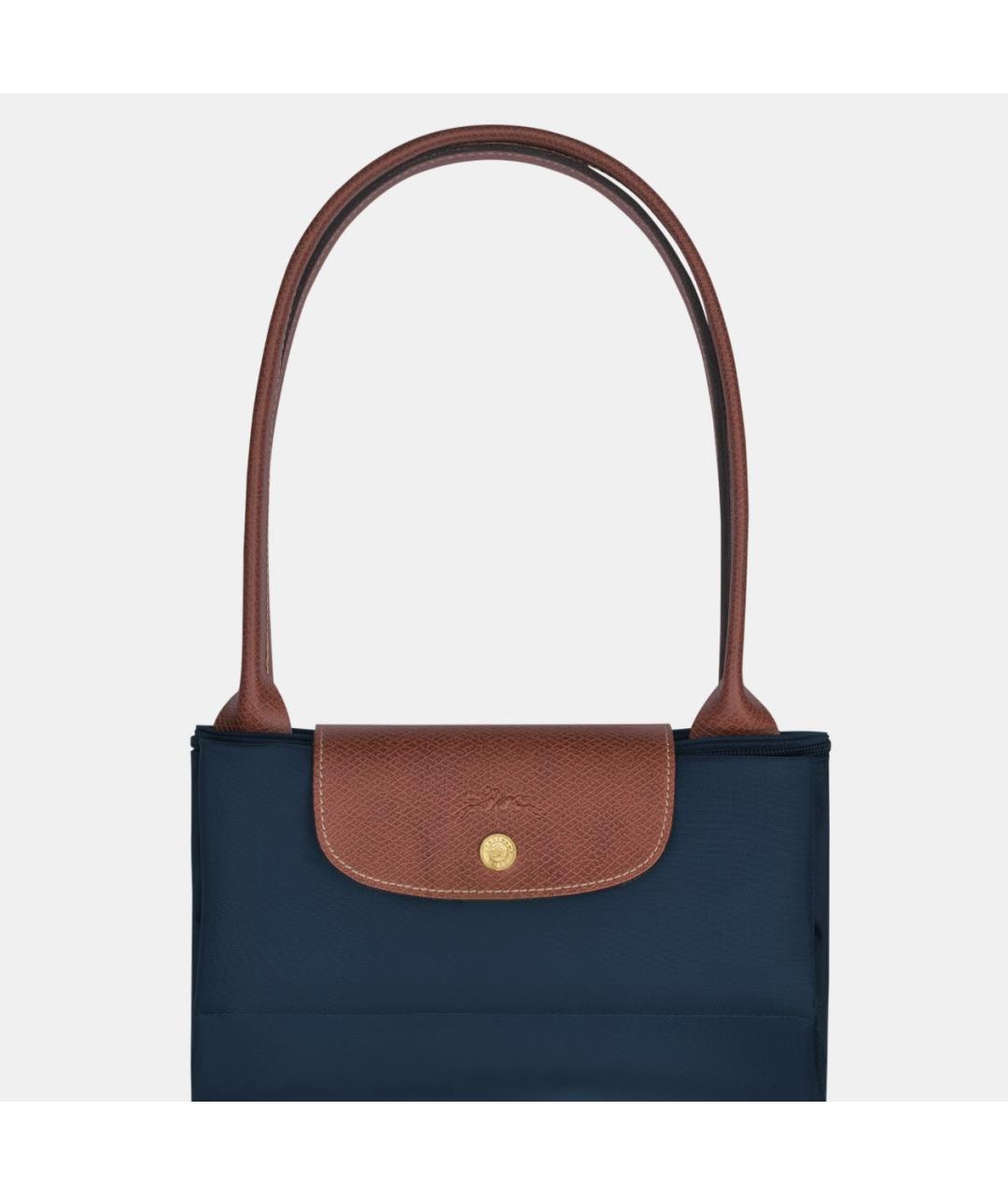 LONGCHAMP Темно-синяя сумка тоут, фото 6