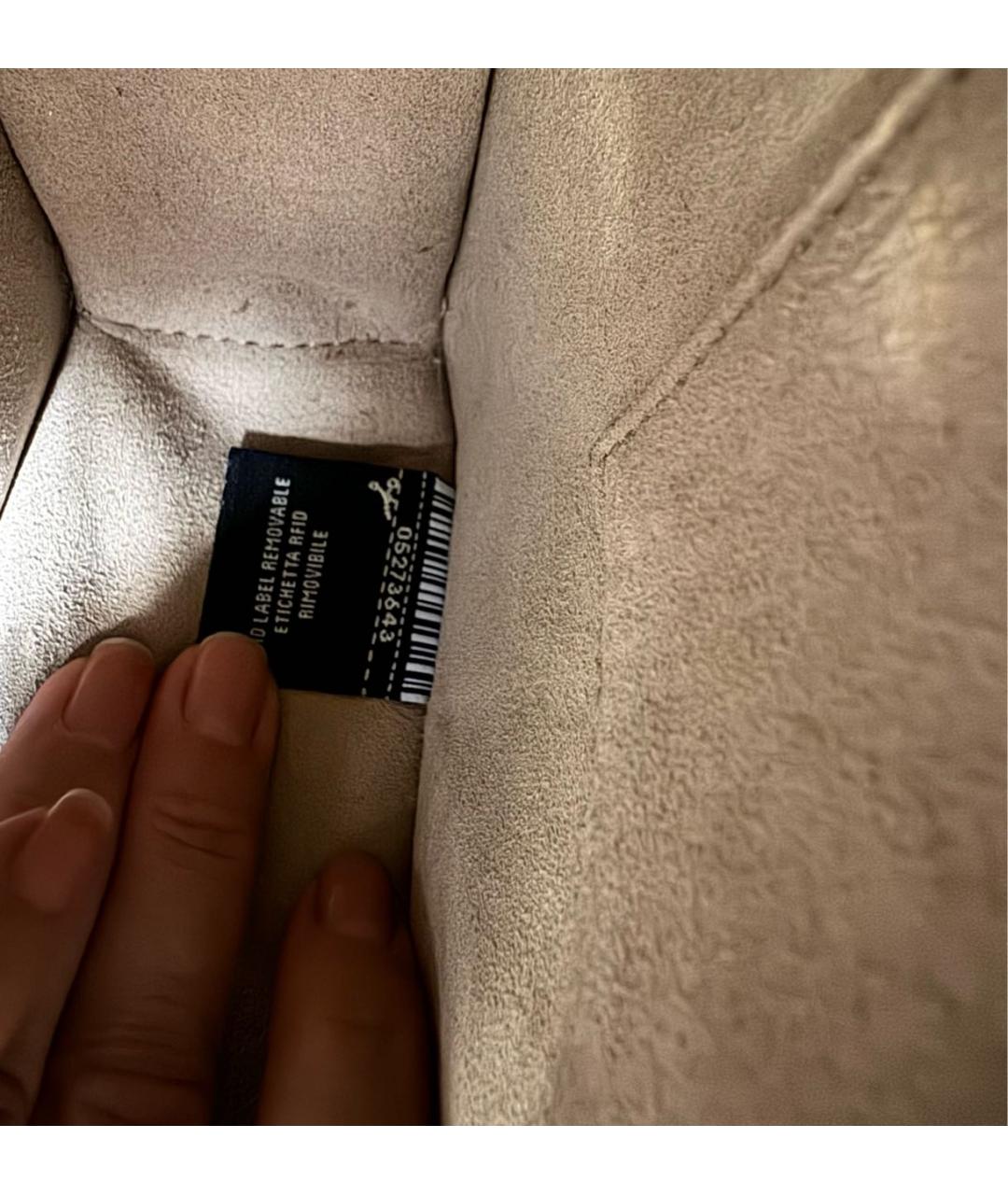 FENDI Коричневая кожаная сумка с короткими ручками, фото 9