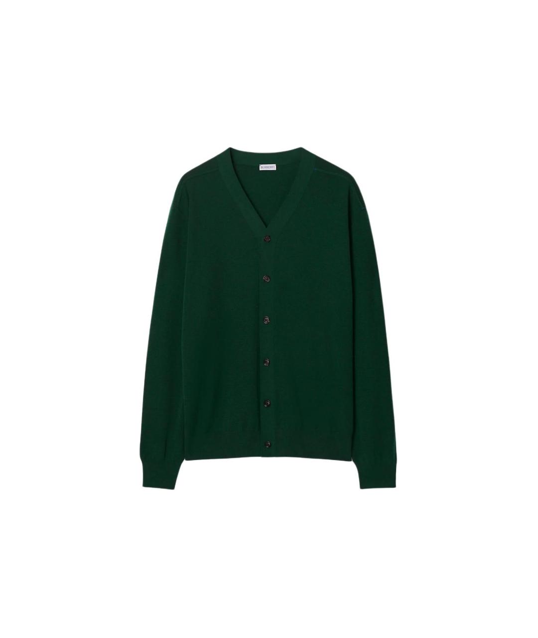 BURBERRY Зеленый кардиган, фото 1
