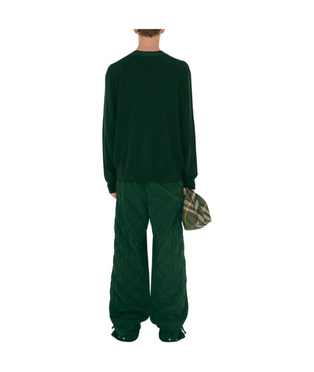 BURBERRY Зеленый кардиган, фото 4