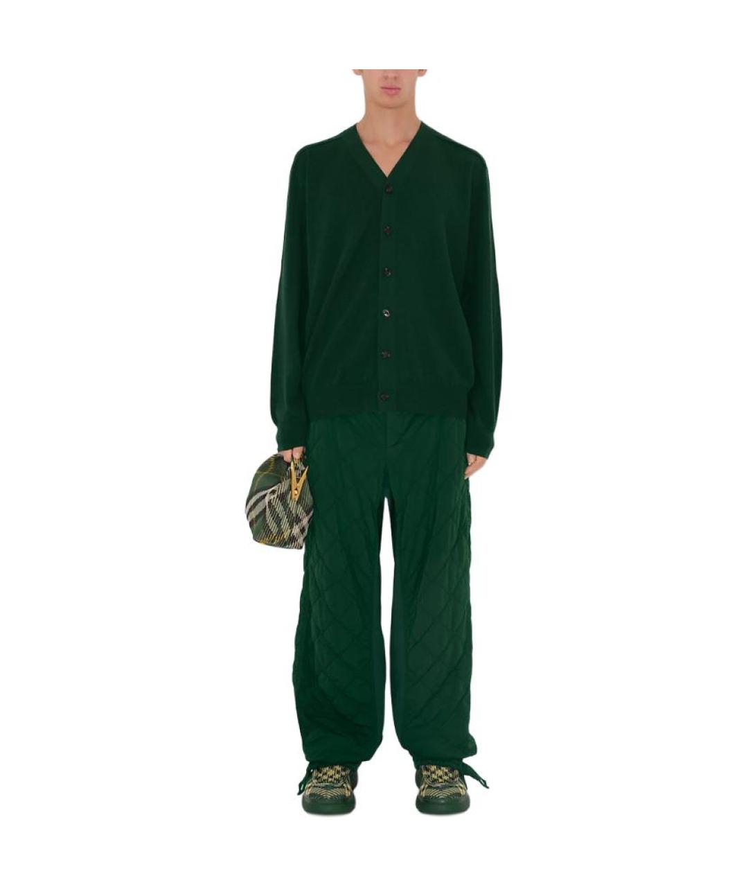 BURBERRY Зеленый кардиган, фото 3