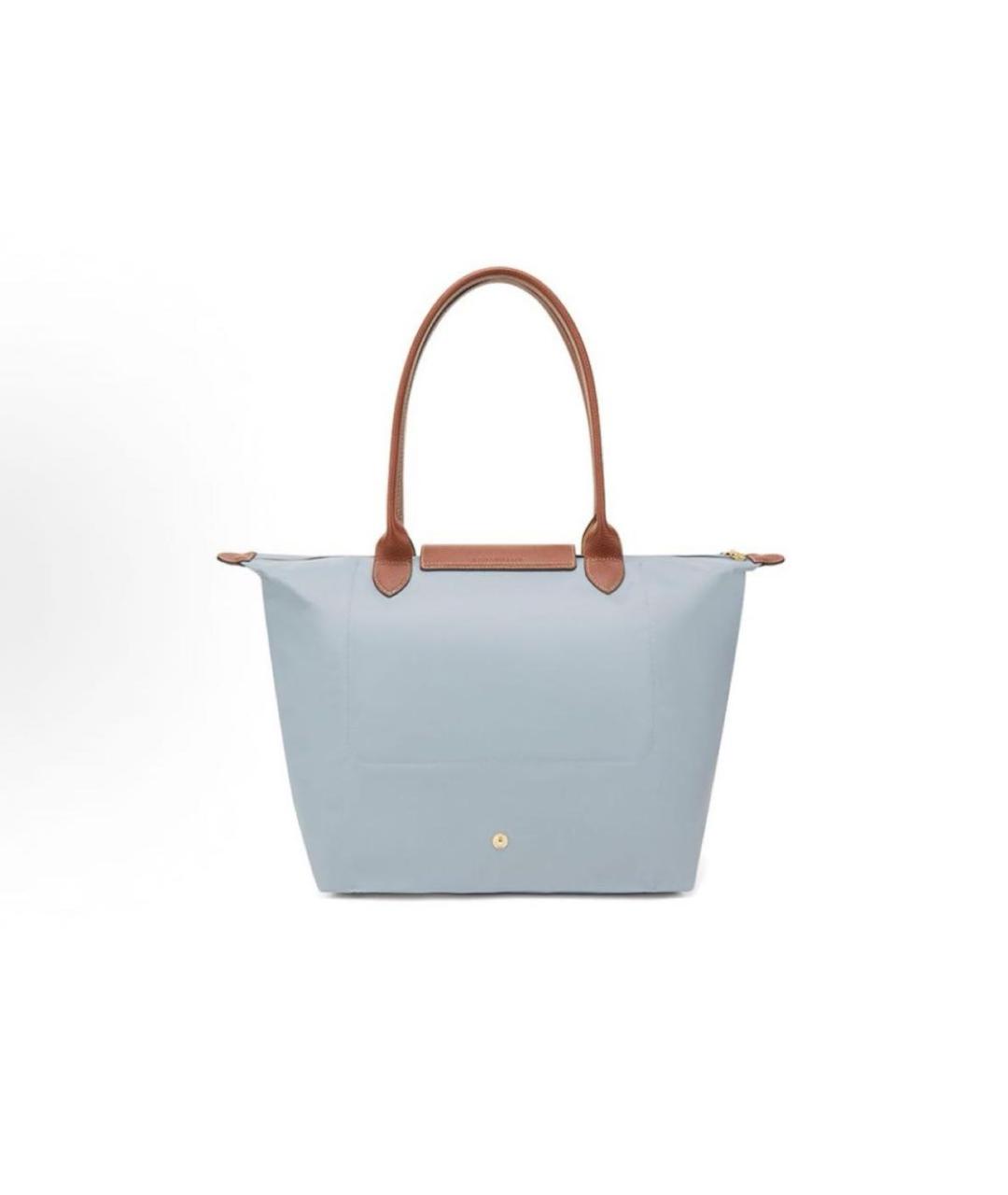 LONGCHAMP Голубая сумка тоут, фото 3