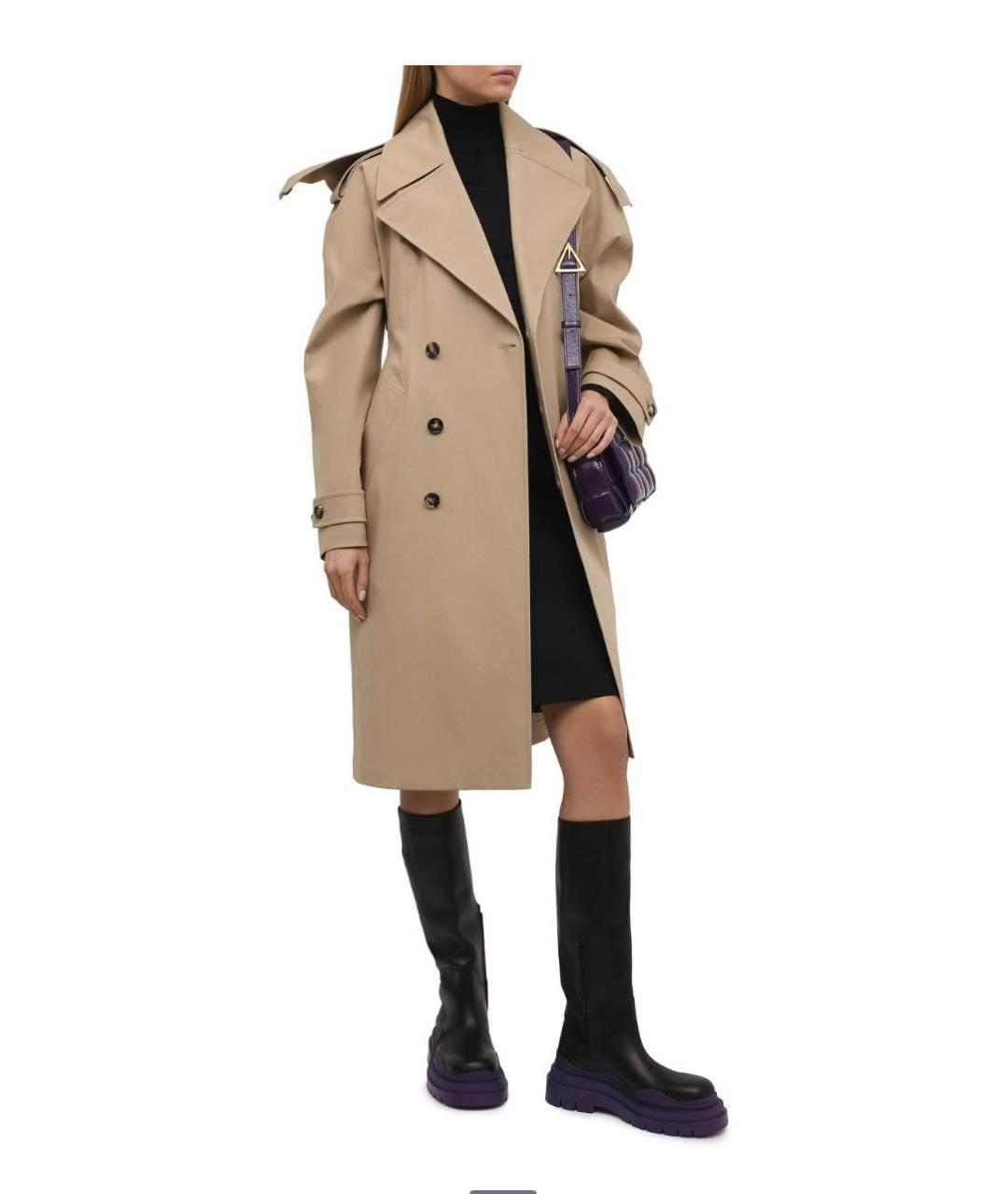 BOTTEGA VENETA Черные кожаные сапоги, фото 5
