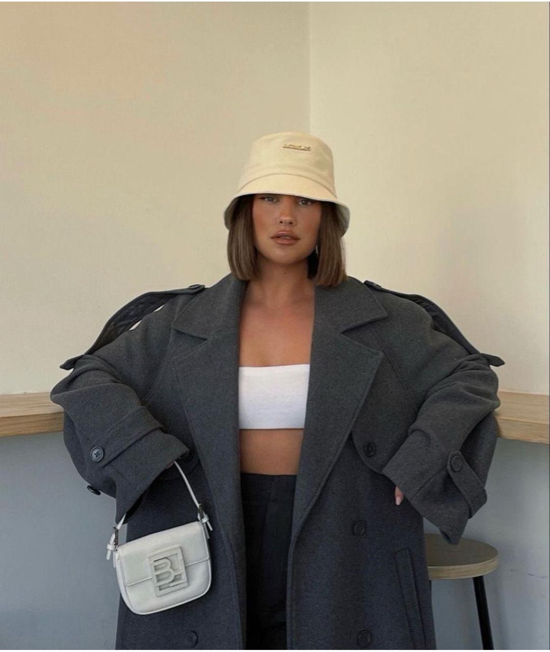 JACQUEMUS Бежевая хлопковая панама, фото 3