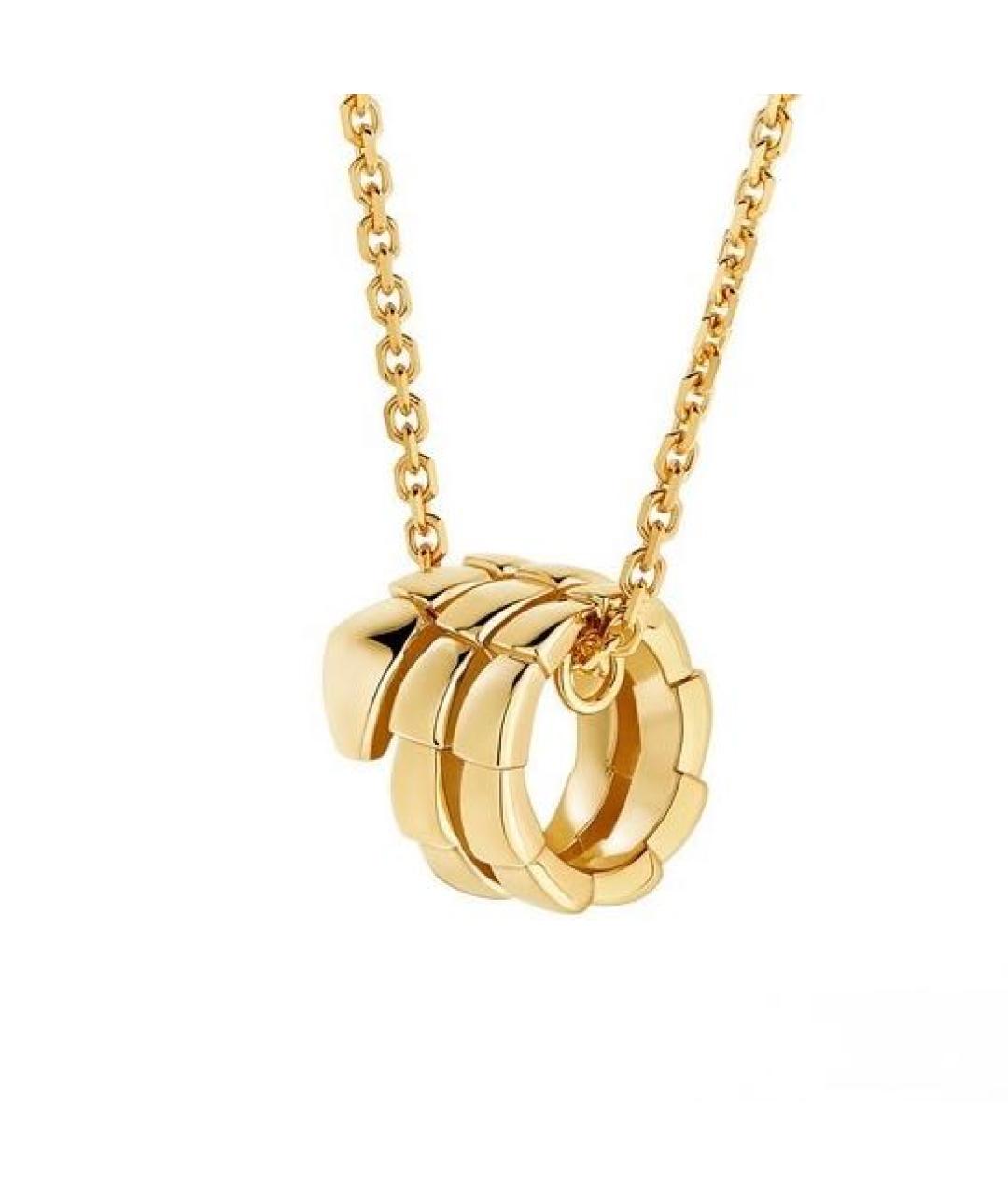 BVLGARI Золотая подвеска из желтого золота, фото 5