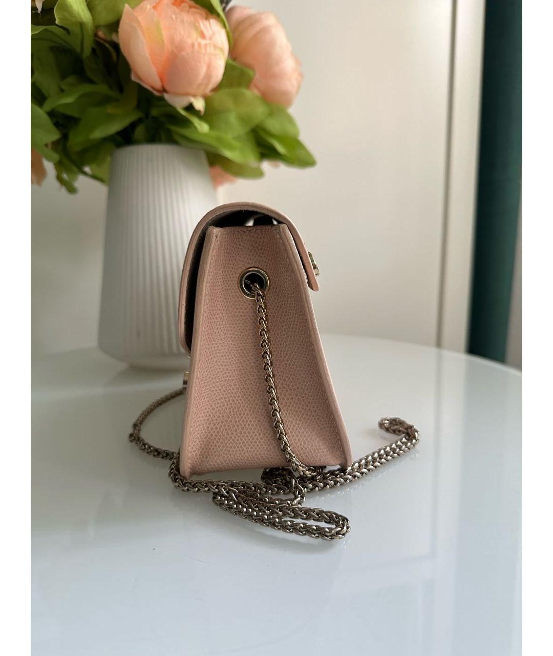 FURLA Бежевая кожаная сумка через плечо, фото 3