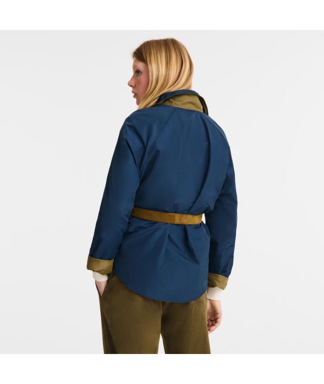 LONGCHAMP Коричневая полиэстеровая куртка, фото 6