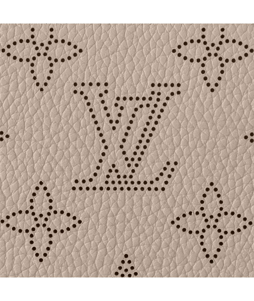LOUIS VUITTON Бежевый кожаный кошелек, фото 5