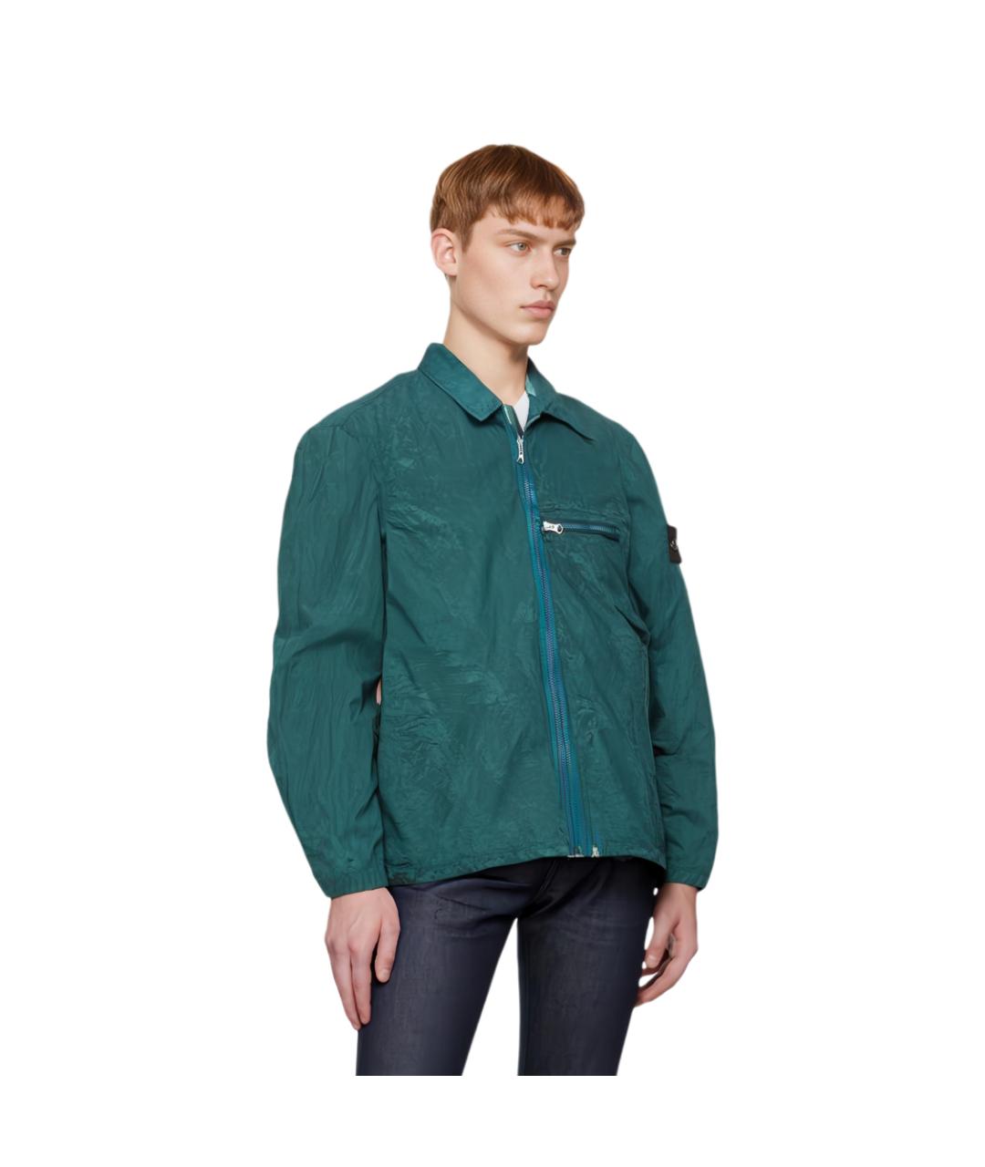 STONE ISLAND Зеленая куртка, фото 3