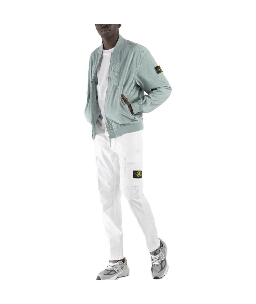 STONE ISLAND Голубая куртка, фото 3