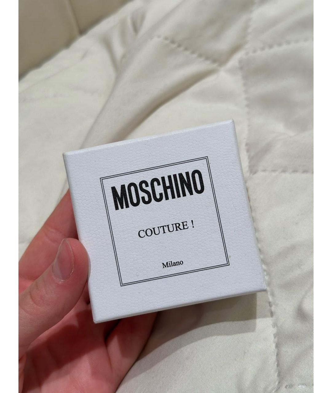 MOSCHINO Золотая заколка, фото 4
