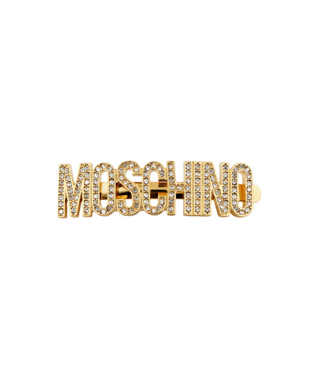 MOSCHINO Золотая заколка, фото 1