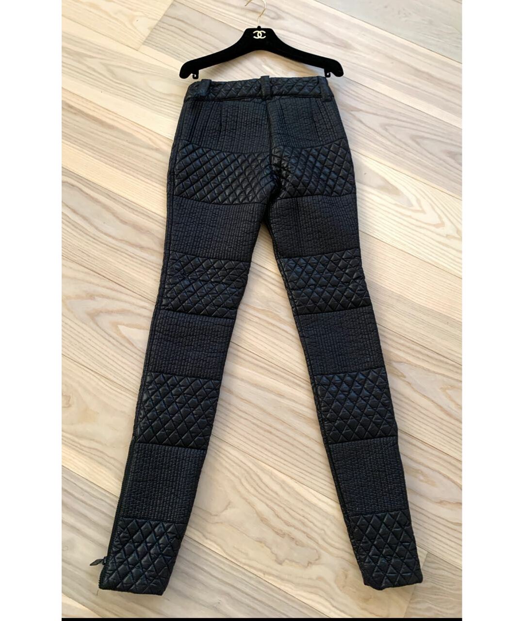 CHANEL Черные прямые брюки, фото 4