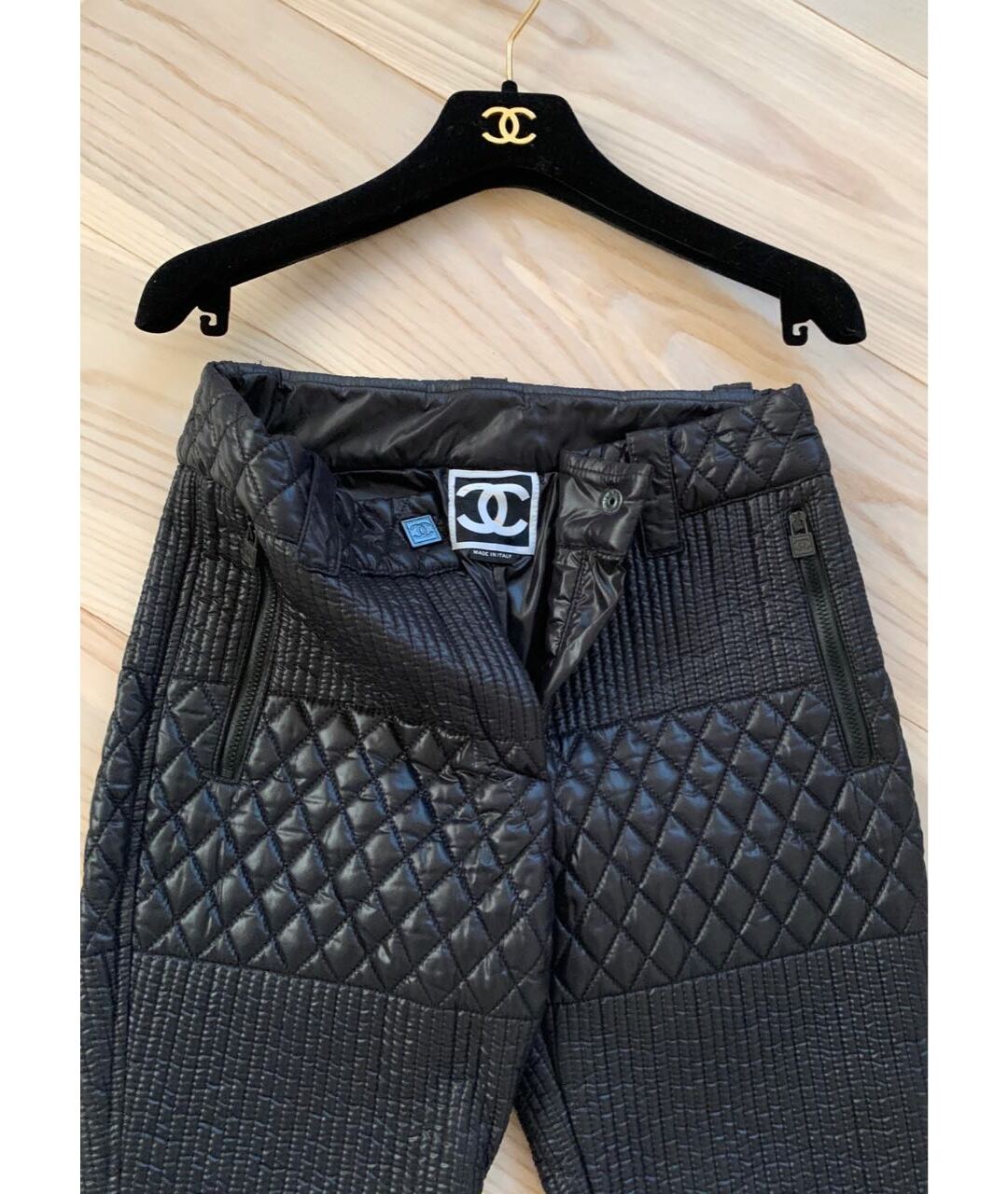 CHANEL Черные прямые брюки, фото 6