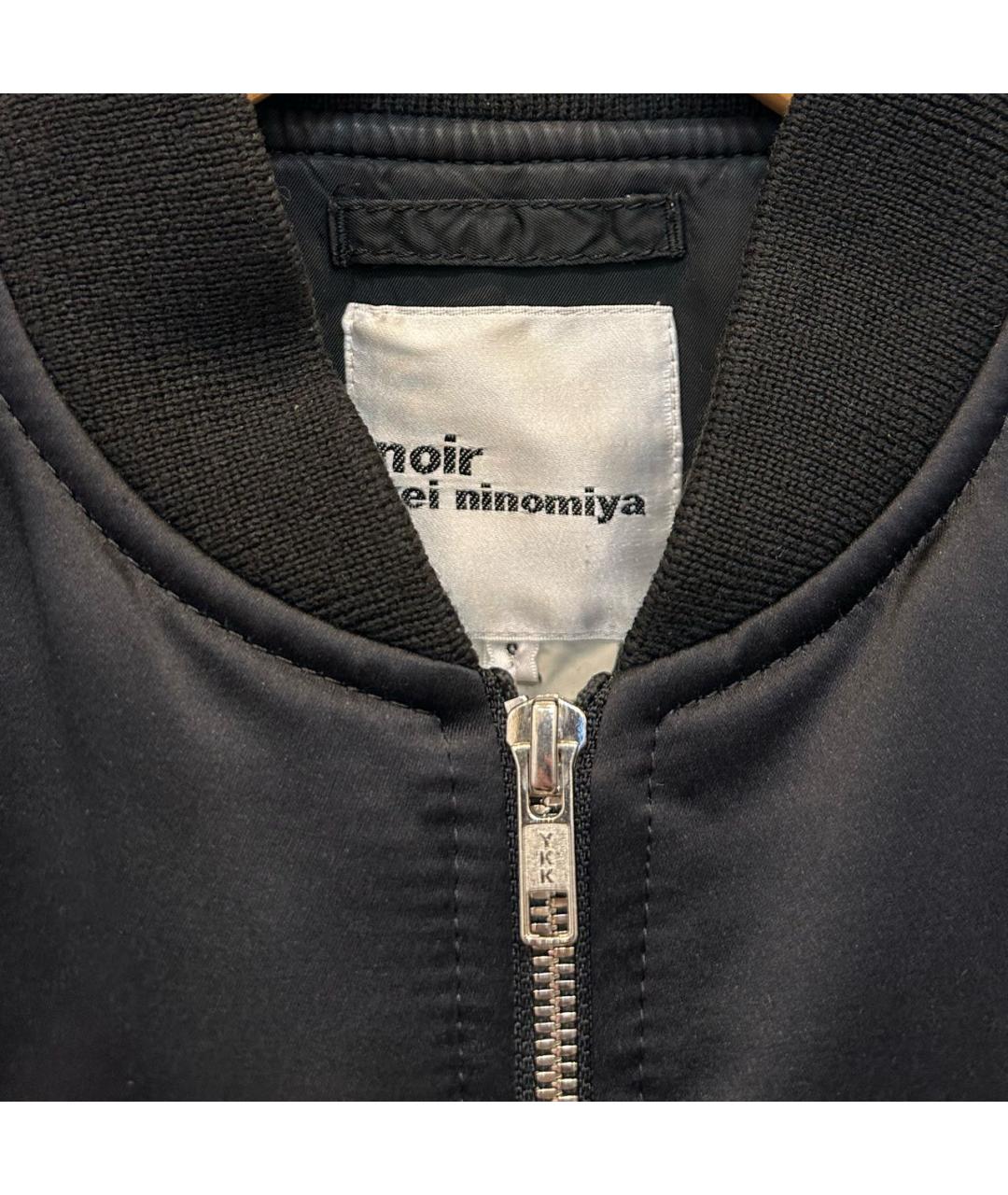 COMME DES GARÇONS Черная атласная куртка, фото 4