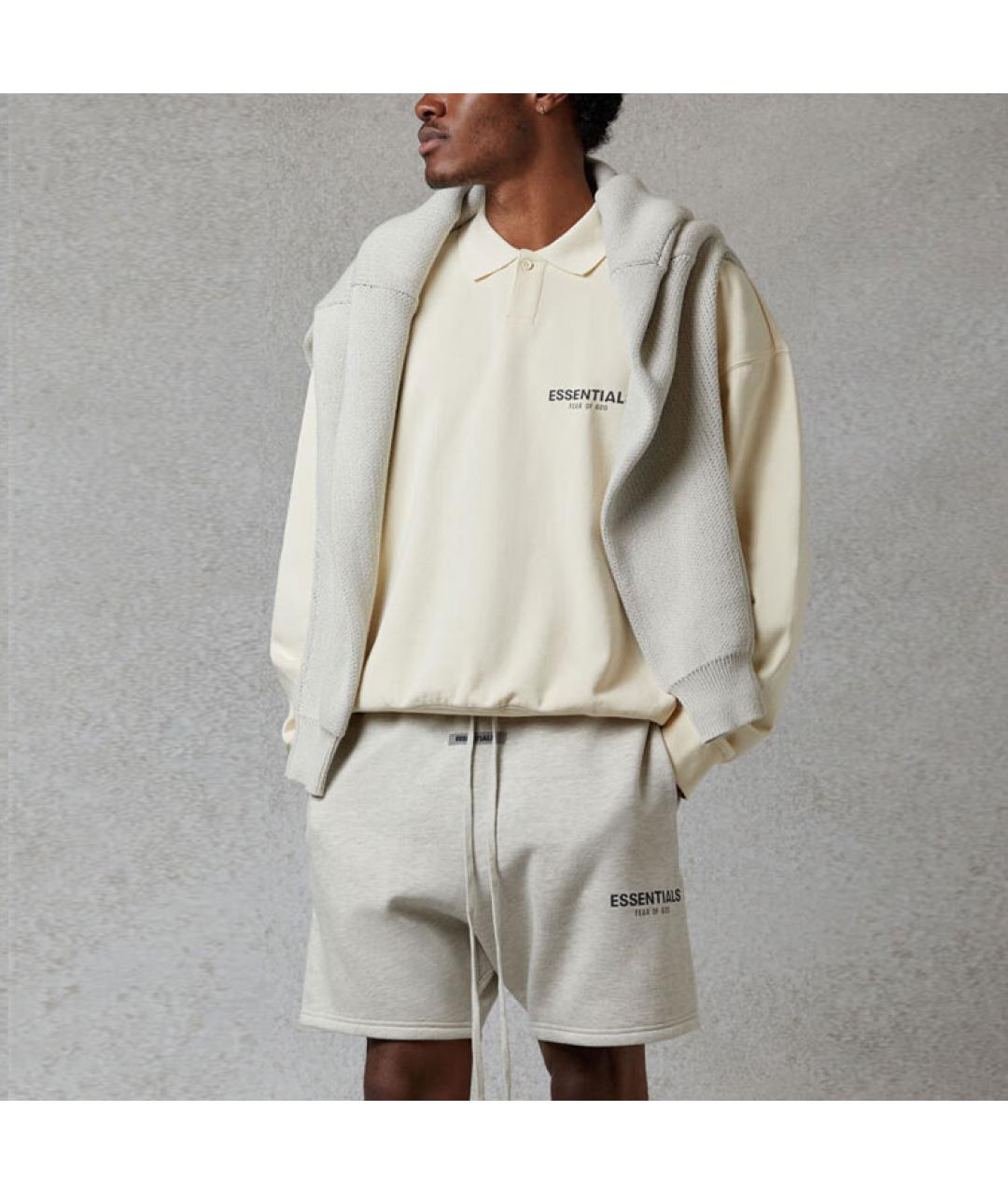 FEAR OF GOD ESSENTIALS Бежевая рубашка, фото 3