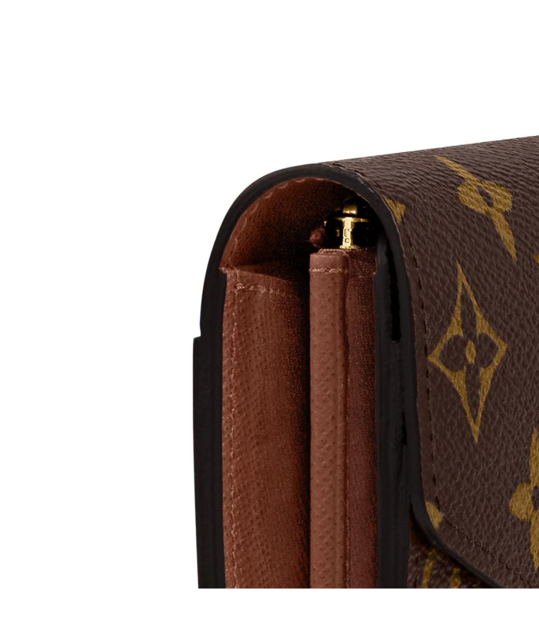 LOUIS VUITTON Коричневый кошелек, фото 2