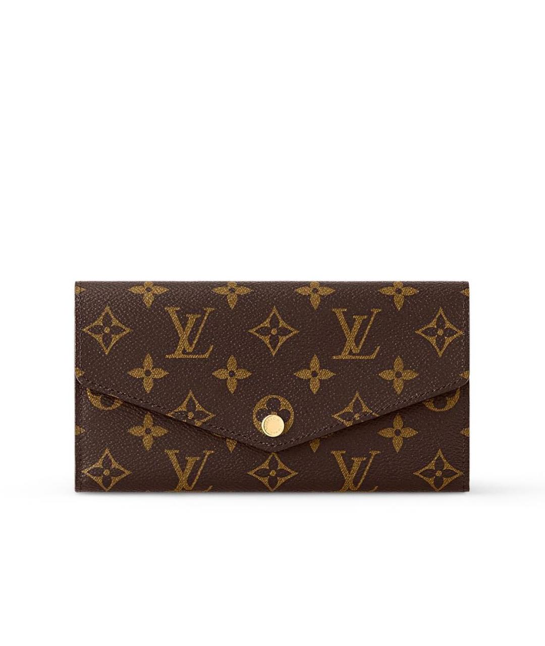 LOUIS VUITTON Коричневый кошелек, фото 1