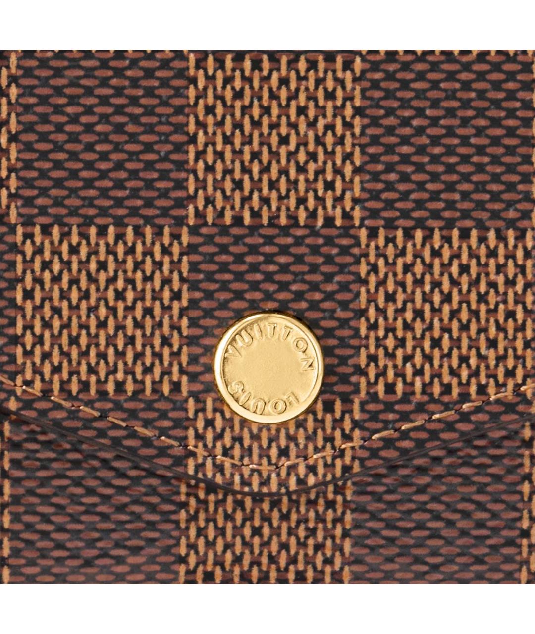 LOUIS VUITTON Коричневый кошелек, фото 5