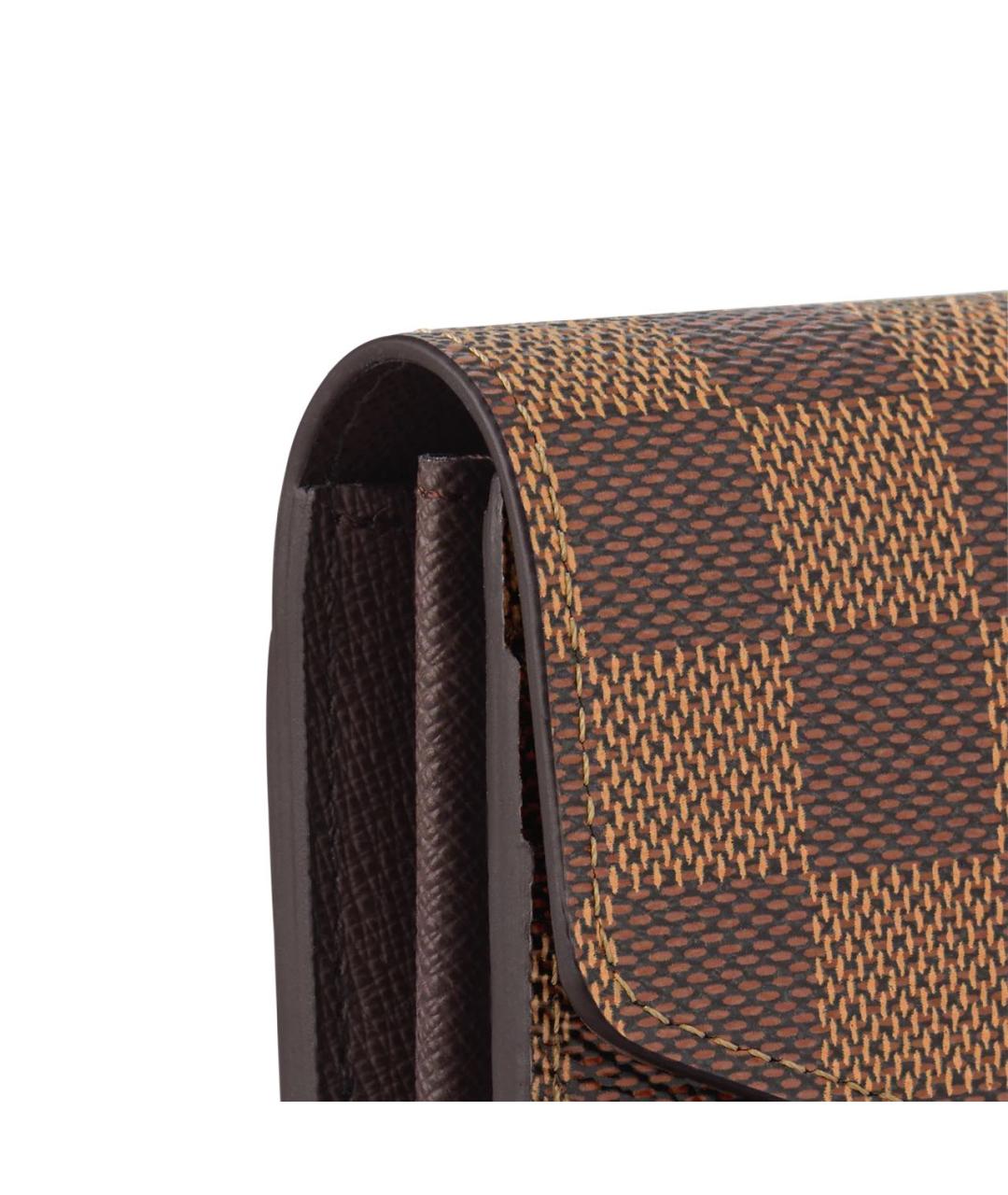 LOUIS VUITTON Коричневый кошелек, фото 2