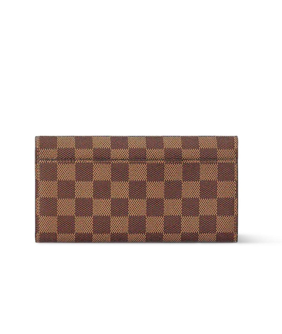 LOUIS VUITTON Коричневый кошелек, фото 6