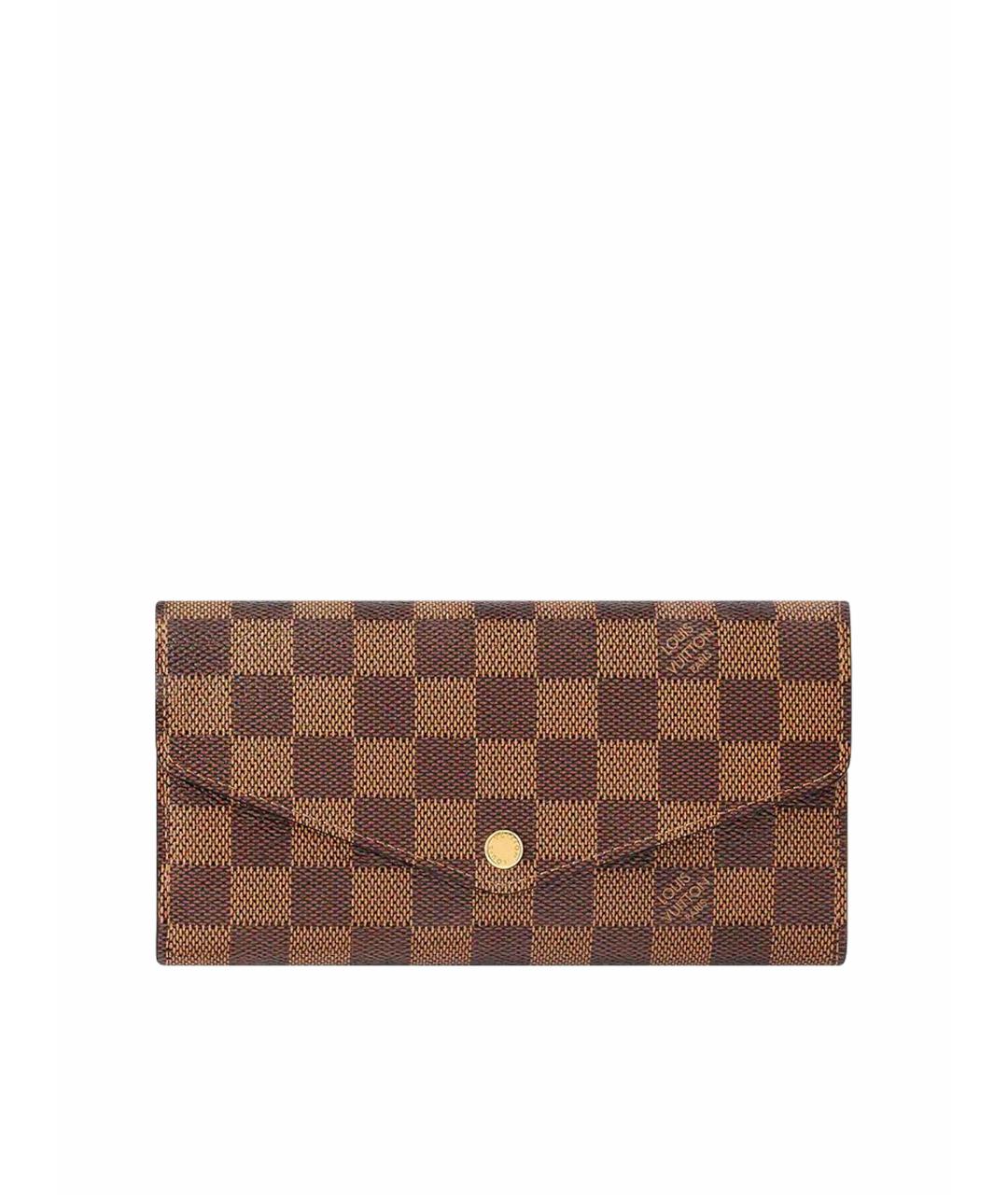 LOUIS VUITTON Коричневый кошелек, фото 1