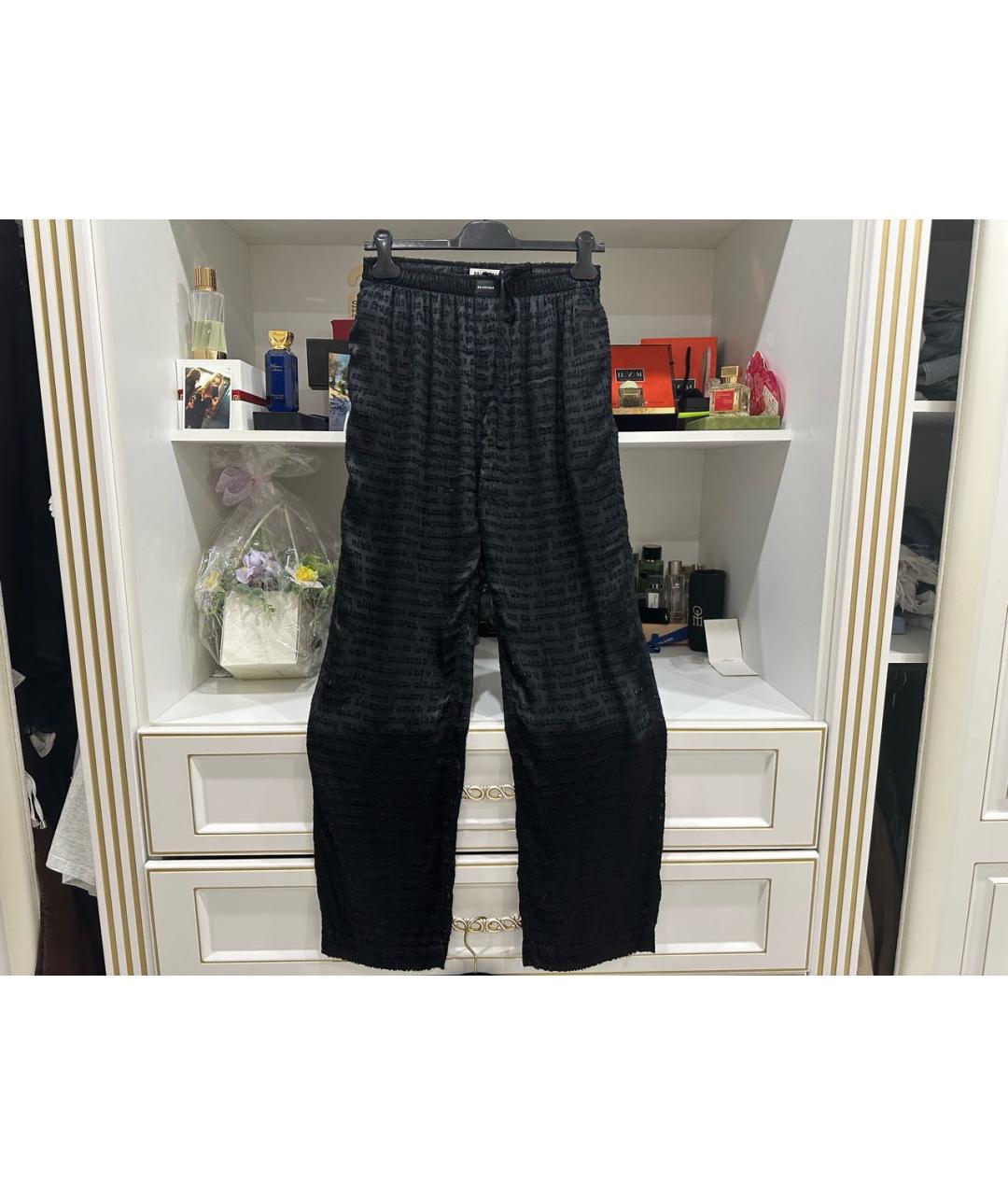 BALENCIAGA Черные прямые брюки, фото 7