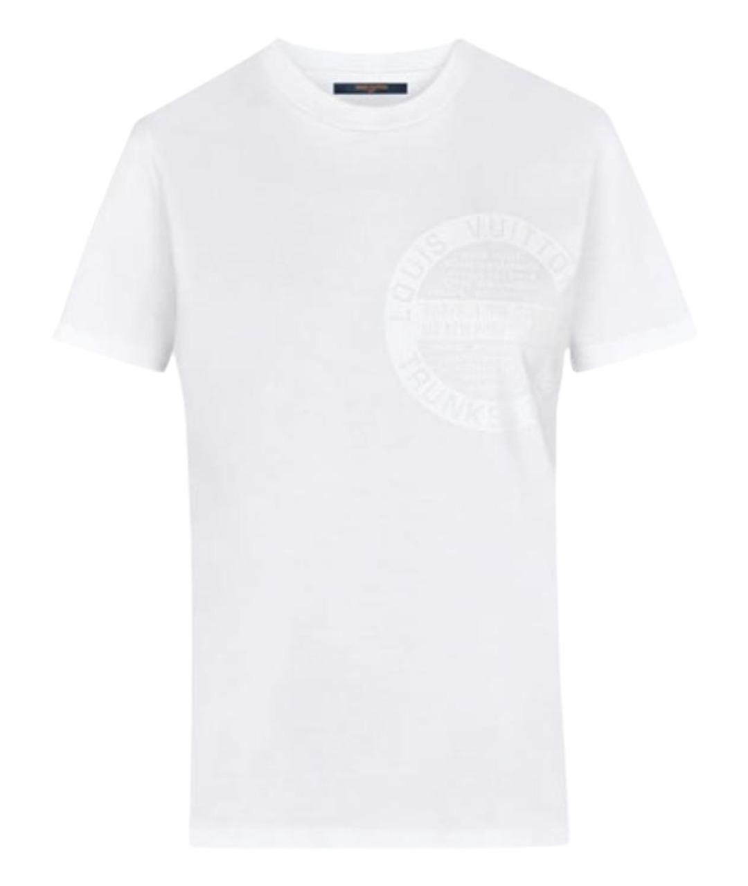 LOUIS VUITTON Белая хлопковая футболка, фото 1