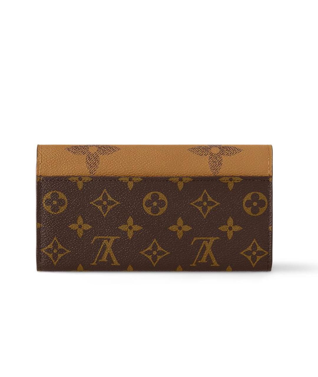 LOUIS VUITTON Коричневый кошелек, фото 6