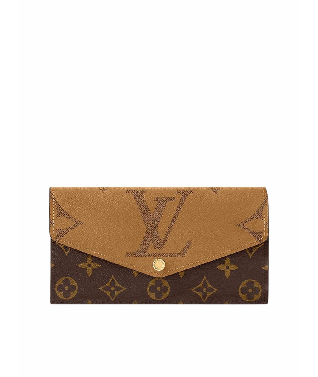 LOUIS VUITTON Коричневый кошелек, фото 1