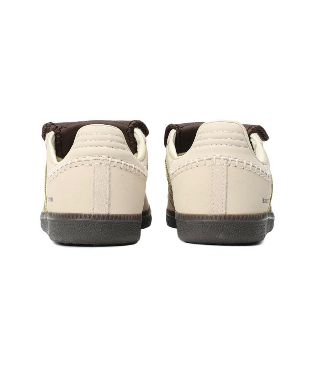ADIDAS Бежевые замшевые кеды, фото 4