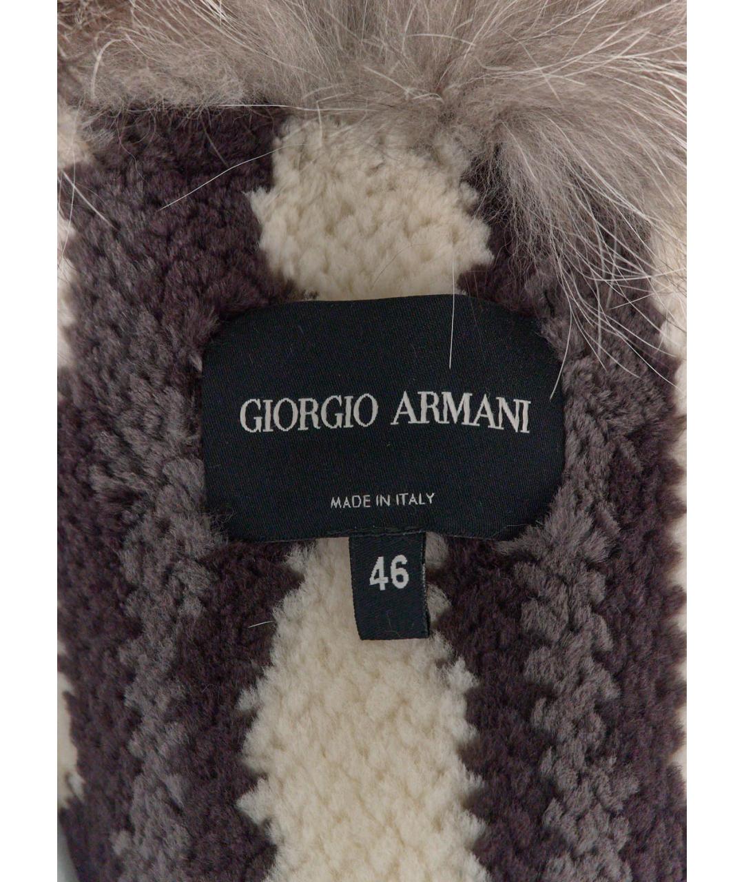GIORGIO ARMANI Мульти меховой кардиган, фото 3