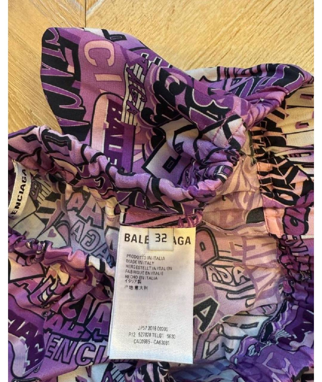 BALENCIAGA Фиолетовый костюм с брюками, фото 4