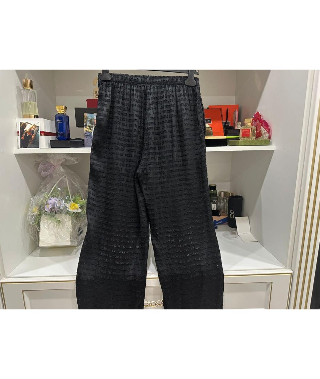 BALENCIAGA Черные брюки широкие, фото 2